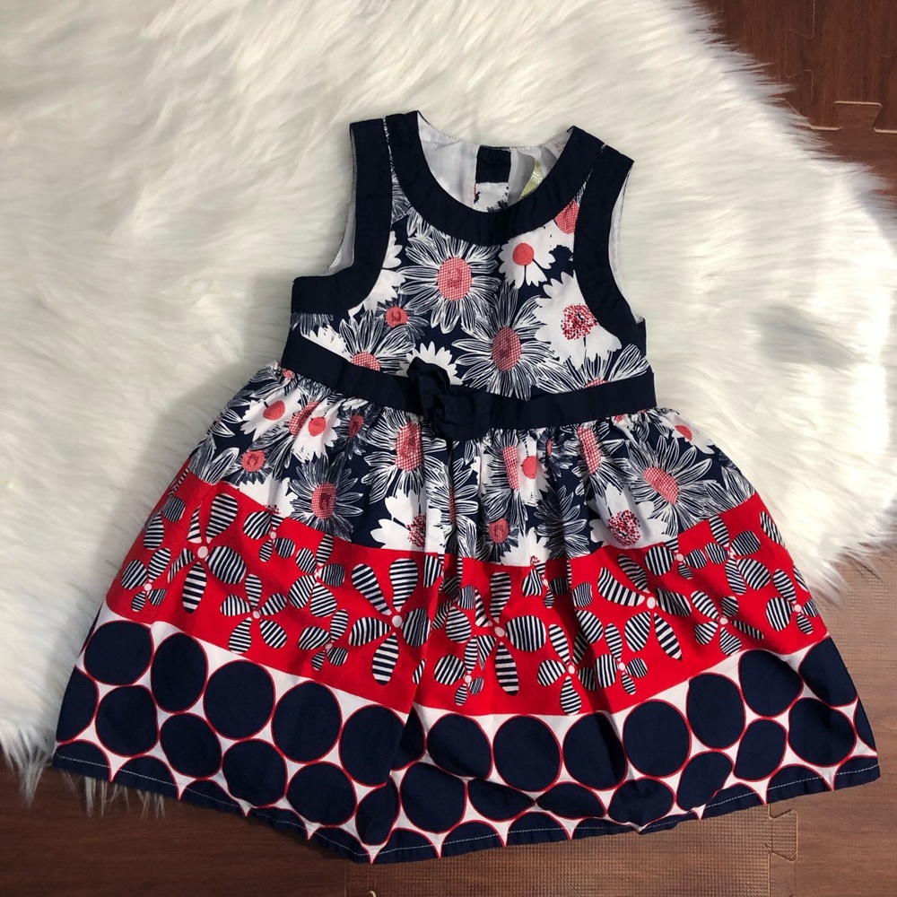 5/$25 • Strawberry Faire • Patriotic Summer Dress